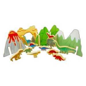 Happy Architect Dinosaurs – Educational wooden toys