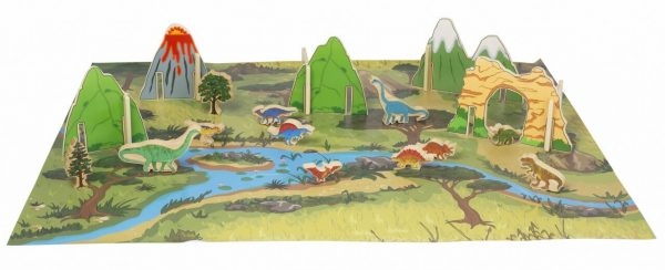 The Happy Architect Dinosaurs - full set with play mat