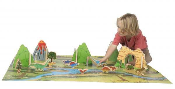 The Happy Architect Dinosaurs - full set with play mat