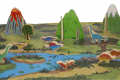 The Happy Architect Dinosaurs - full set with play mat